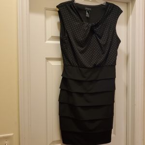 Blk knee dress